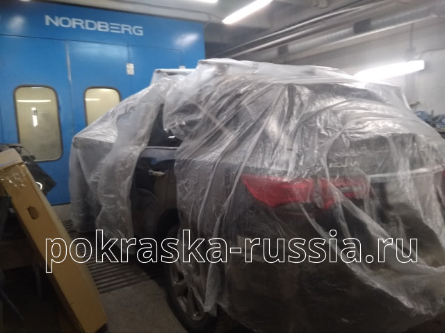 Покраска дверей, крыла и бампера автомобиля Acura MDX В нашем центре по покраске автомобилей в Москве была осуществлена покраска дверей, крыла и бампера автомобиля Acura MDX 8